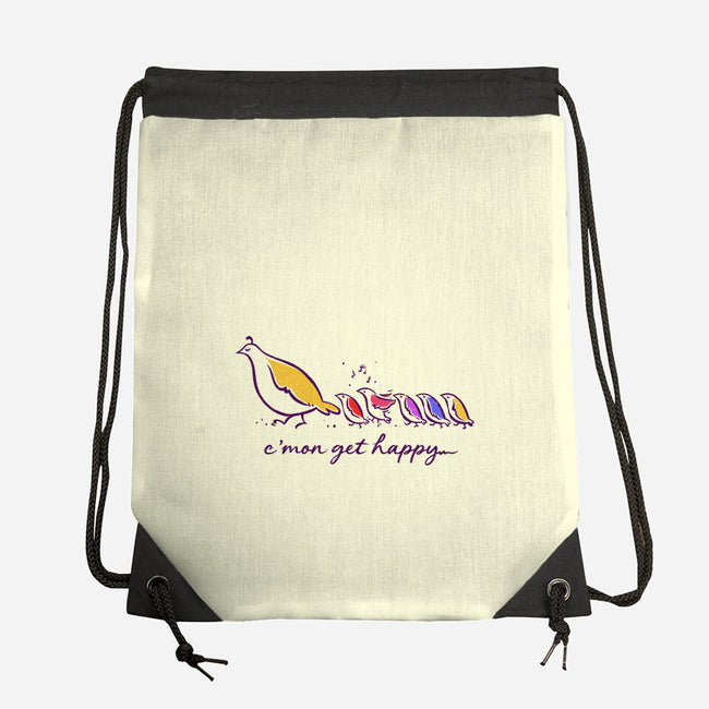 Get Happy-None-Drawstring-Bag-kg07