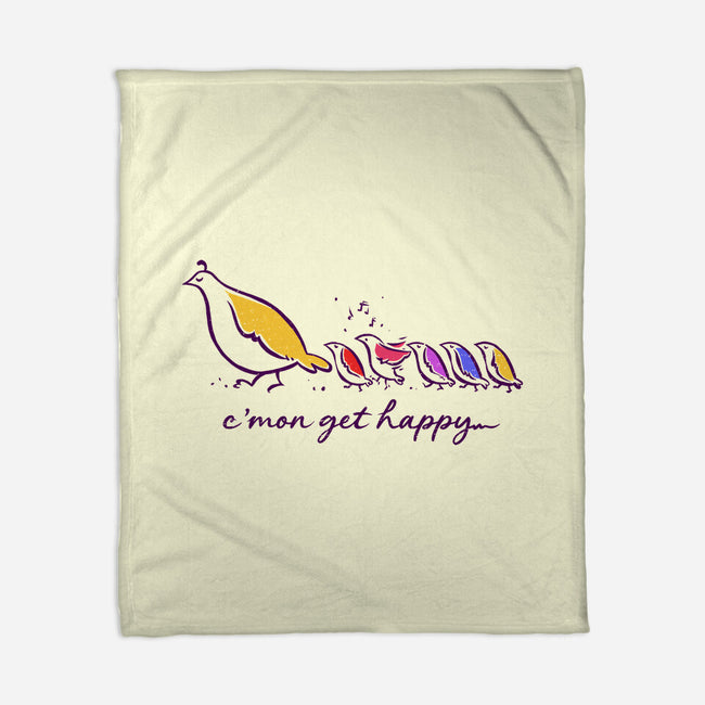 Get Happy-None-Fleece-Blanket-kg07