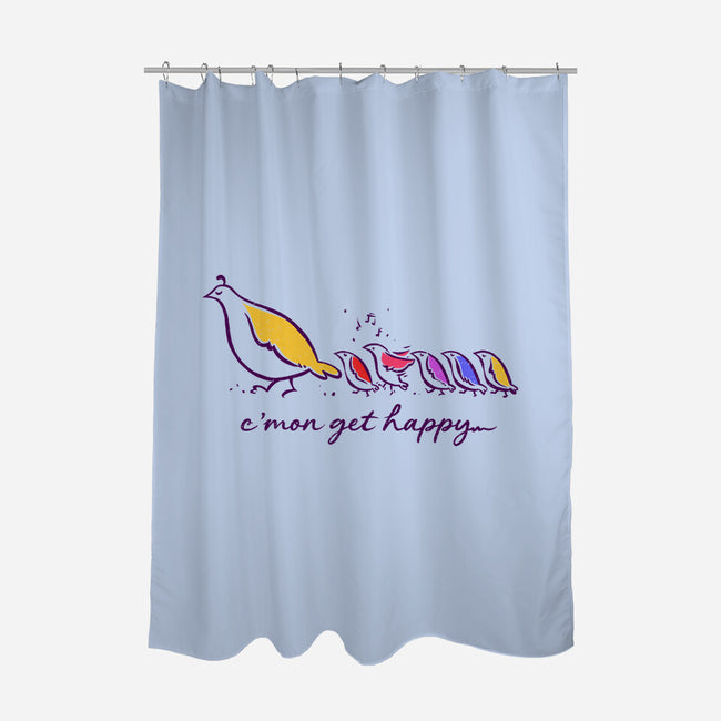 Get Happy-None-Polyester-Shower Curtain-kg07