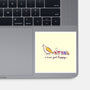 Get Happy-None-Glossy-Sticker-kg07