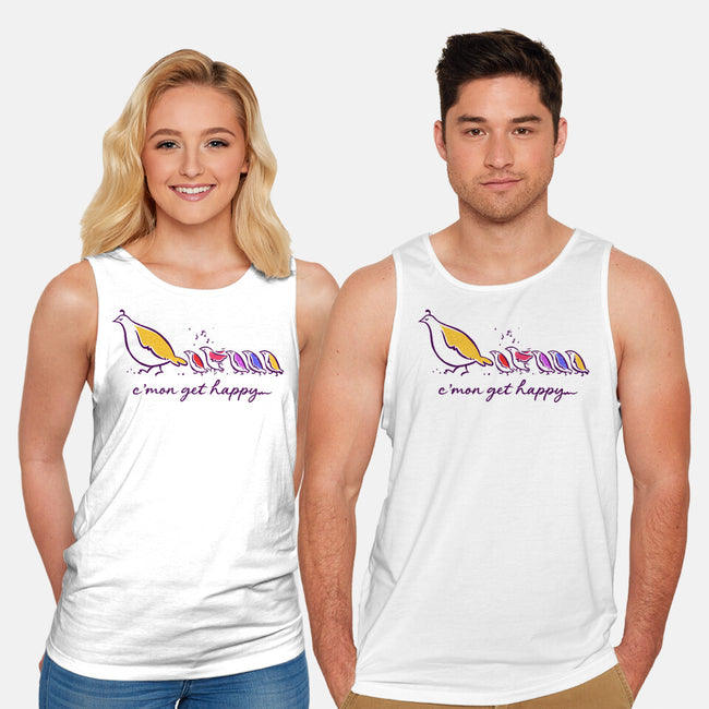 Get Happy-Unisex-Basic-Tank-kg07