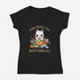One Roll To Rule-Womens-V-Neck-Tee-Vallina84