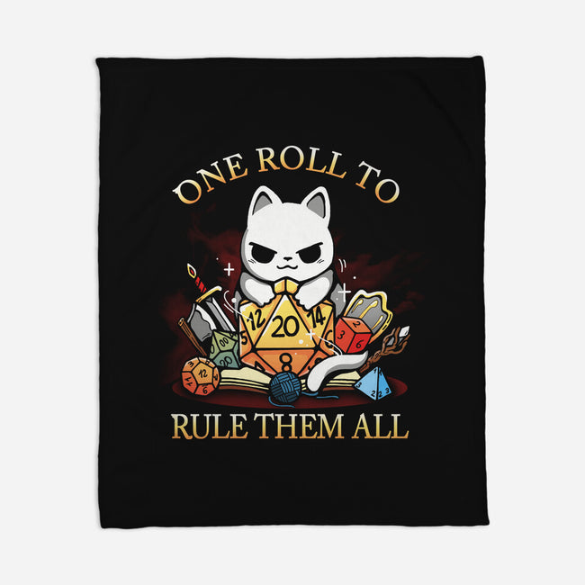 One Roll To Rule-None-Fleece-Blanket-Vallina84