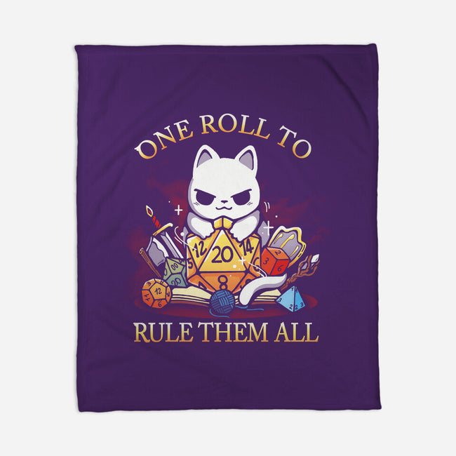 One Roll To Rule-None-Fleece-Blanket-Vallina84