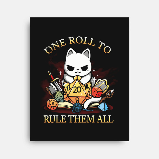 One Roll To Rule-None-Stretched-Canvas-Vallina84