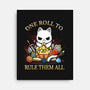 One Roll To Rule-None-Stretched-Canvas-Vallina84