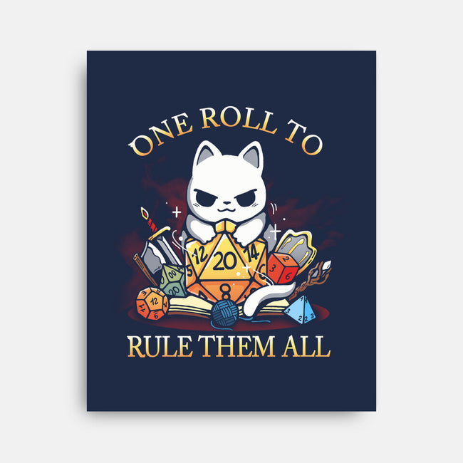 One Roll To Rule-None-Stretched-Canvas-Vallina84