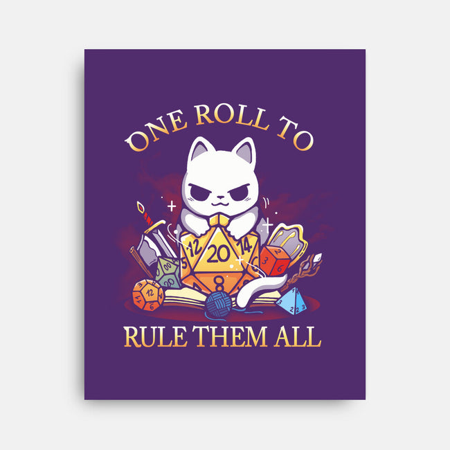 One Roll To Rule-None-Stretched-Canvas-Vallina84