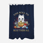 One Roll To Rule-None-Polyester-Shower Curtain-Vallina84