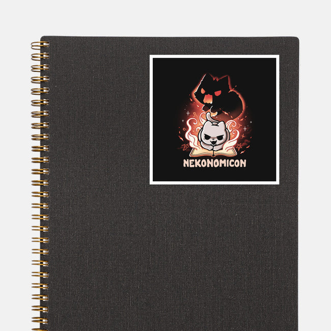 Nekonomicon-None-Glossy-Sticker-Vallina84