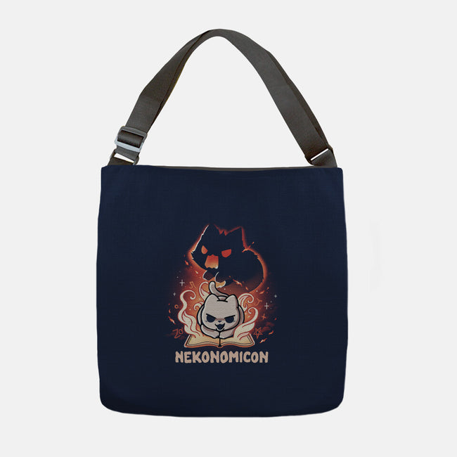 Nekonomicon-None-Adjustable Tote-Bag-Vallina84