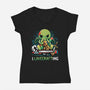 I Love Crafting-Womens-V-Neck-Tee-Vallina84