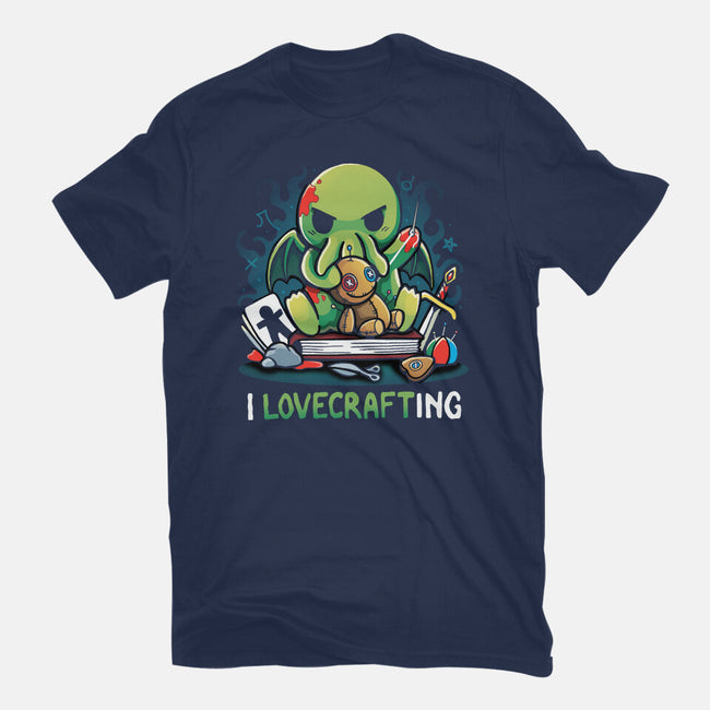 I Love Crafting-Womens-Basic-Tee-Vallina84