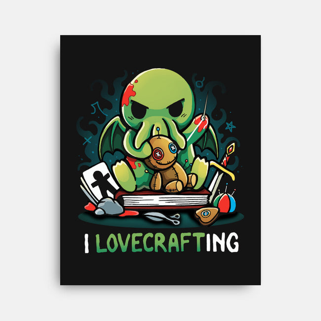 I Love Crafting-None-Stretched-Canvas-Vallina84