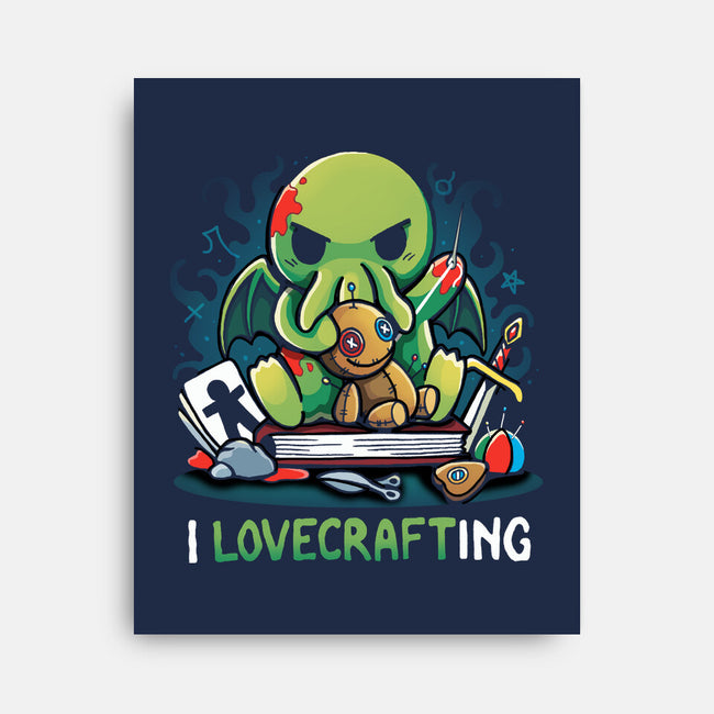 I Love Crafting-None-Stretched-Canvas-Vallina84