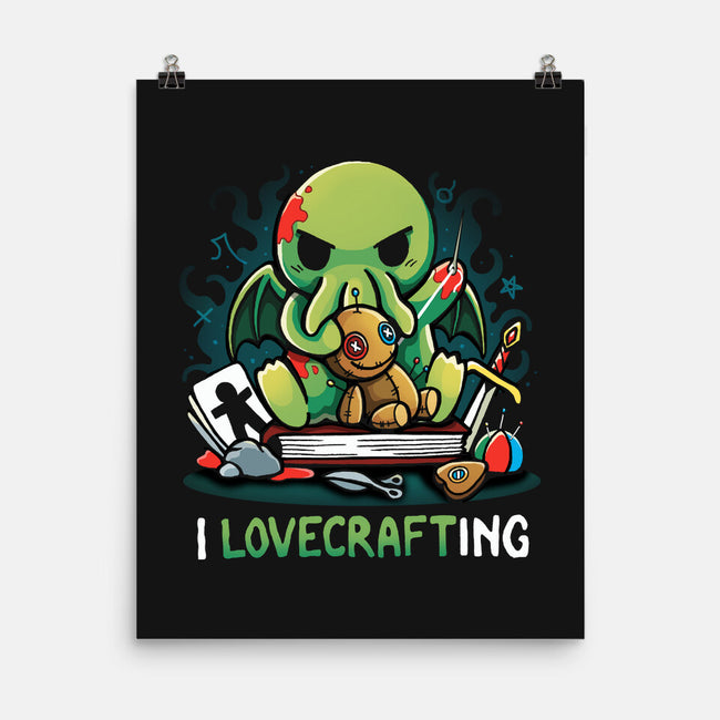 I Love Crafting-None-Matte-Poster-Vallina84