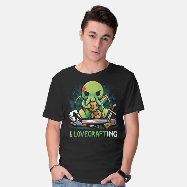 I Love Crafting-Mens-Basic-Tee-Vallina84