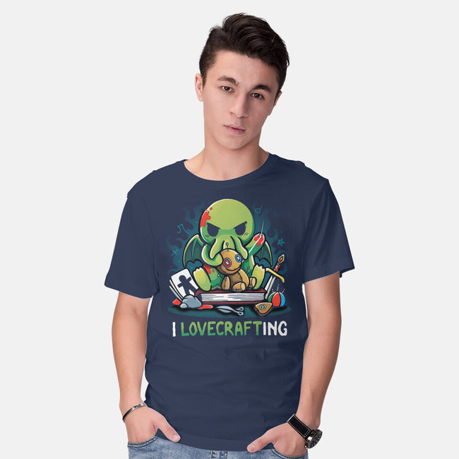 I Love Crafting-Mens-Basic-Tee-Vallina84