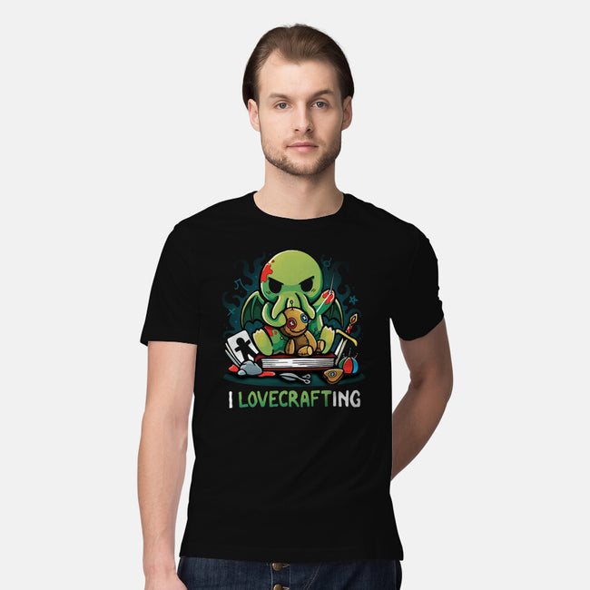 I Love Crafting-Mens-Premium-Tee-Vallina84