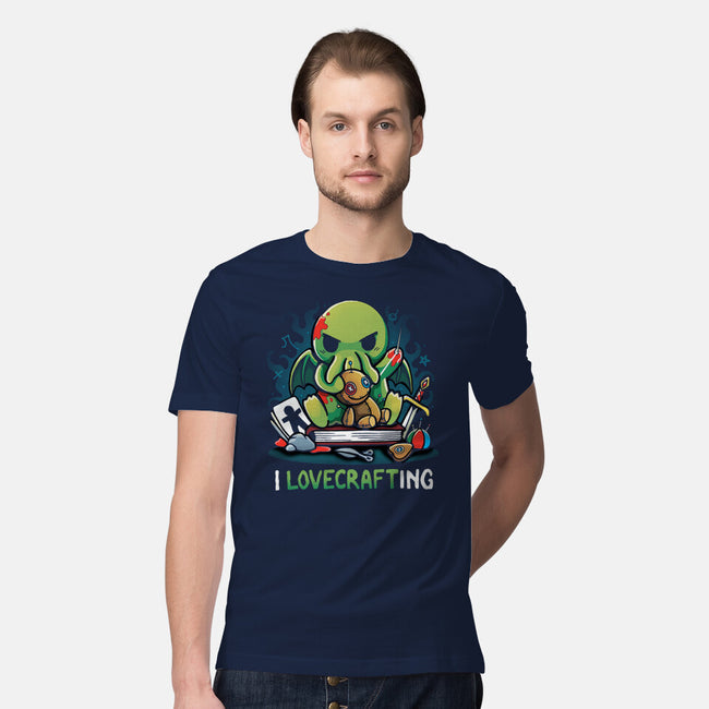 I Love Crafting-Mens-Premium-Tee-Vallina84