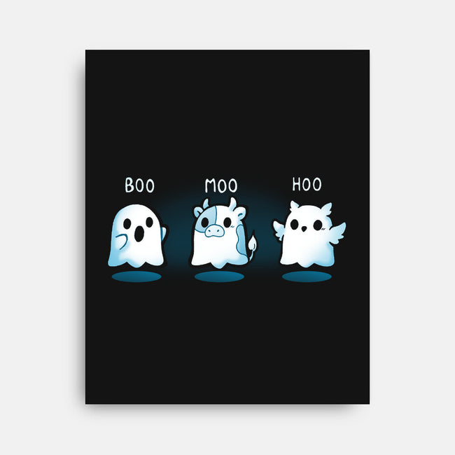 Boo Moo Hoo-None-Stretched-Canvas-Vallina84