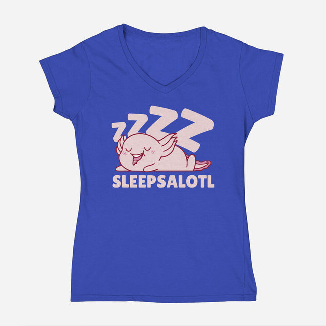 Sleepsalotl-Womens-V-Neck-Tee-brunopires