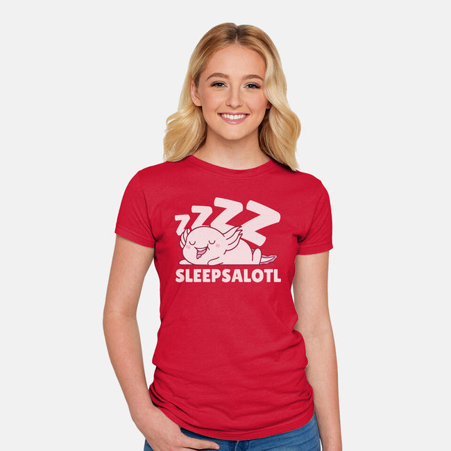 Sleepsalotl-Womens-Fitted-Tee-brunopires