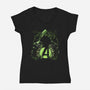 Doom Is Coming-Womens-V-Neck-Tee-fanfabio