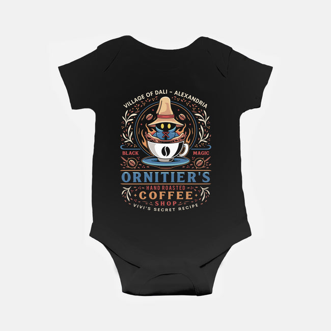 Ornitier Coffee Vintage-Baby-Basic-Onesie-LAGELANTEE