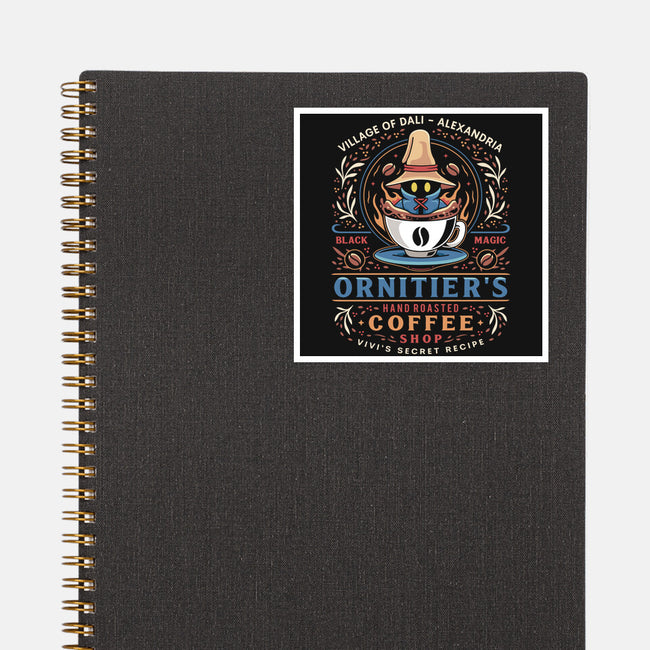 Ornitier Coffee Vintage-None-Glossy-Sticker-LAGELANTEE