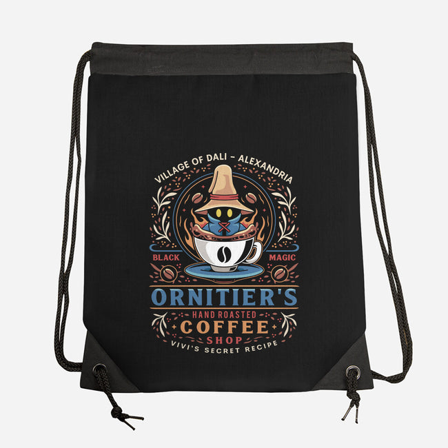 Ornitier Coffee Vintage-None-Drawstring-Bag-LAGELANTEE