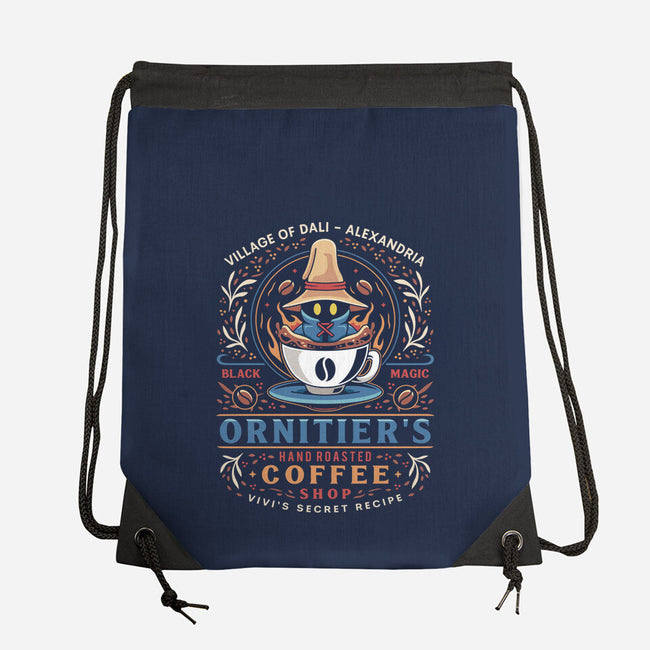 Ornitier Coffee Vintage-None-Drawstring-Bag-LAGELANTEE