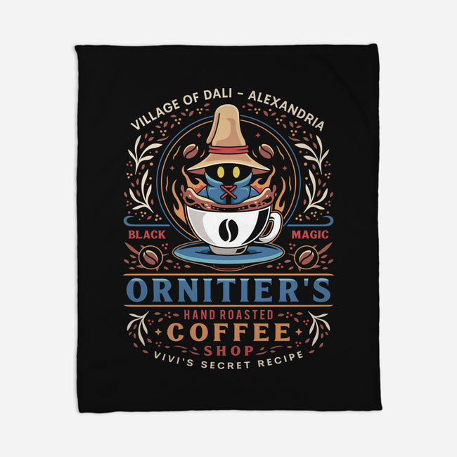 Ornitier Coffee Vintage-None-Fleece-Blanket-LAGELANTEE