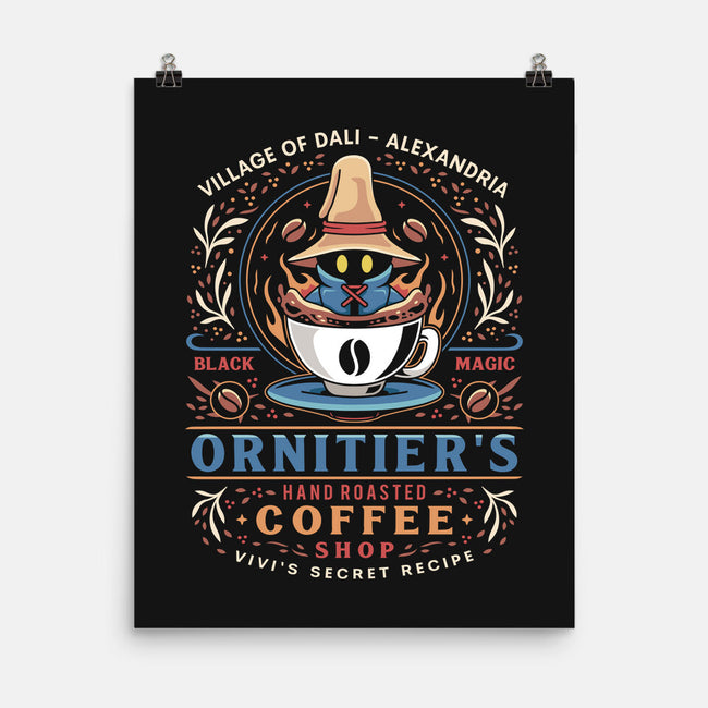 Ornitier Coffee Vintage-None-Matte-Poster-LAGELANTEE