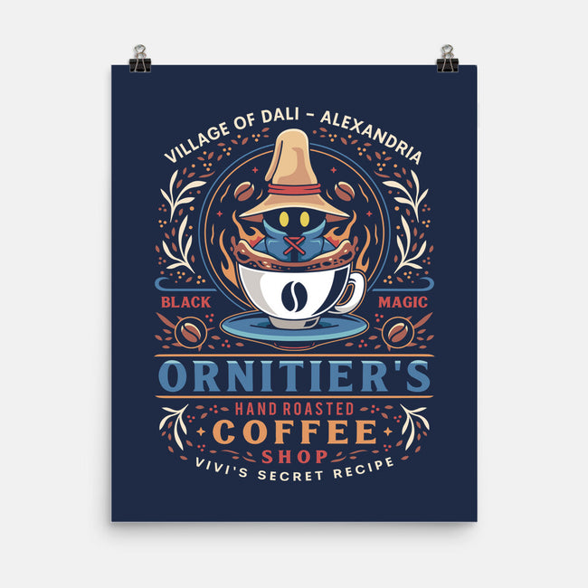 Ornitier Coffee Vintage-None-Matte-Poster-LAGELANTEE
