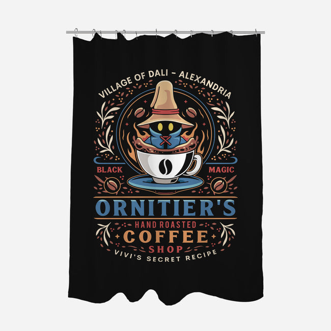 Ornitier Coffee Vintage-None-Polyester-Shower Curtain-LAGELANTEE