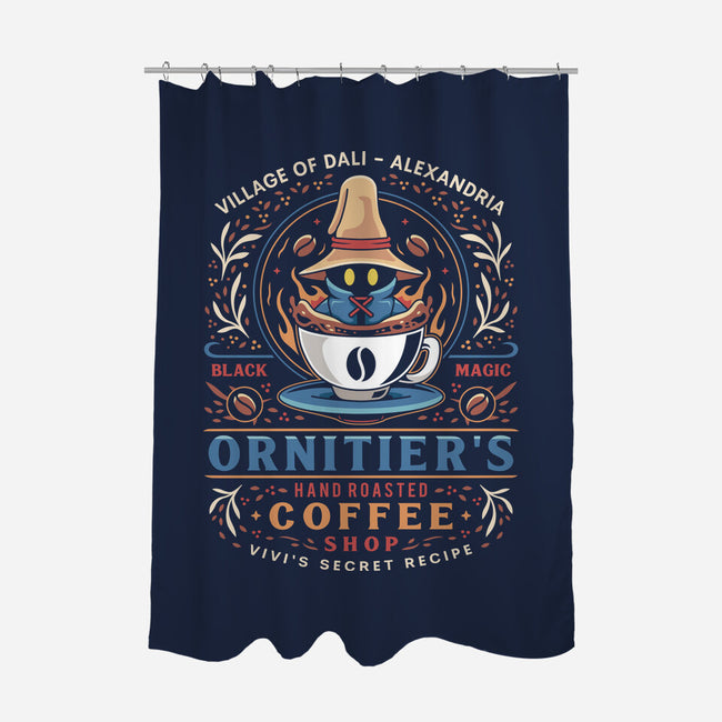 Ornitier Coffee Vintage-None-Polyester-Shower Curtain-LAGELANTEE