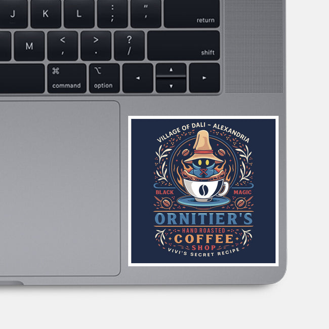 Ornitier Coffee Vintage-None-Glossy-Sticker-LAGELANTEE