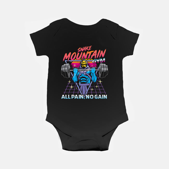 All pain No Gain-Baby-Basic-Onesie-arace
