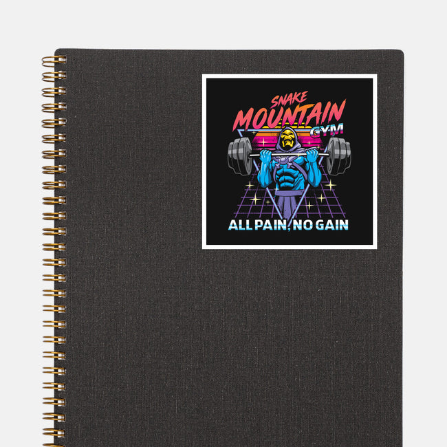 All pain No Gain-None-Glossy-Sticker-arace