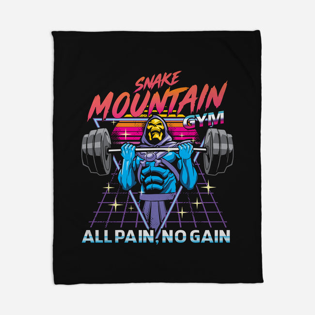 All pain No Gain-None-Fleece-Blanket-arace