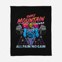 All pain No Gain-None-Fleece-Blanket-arace