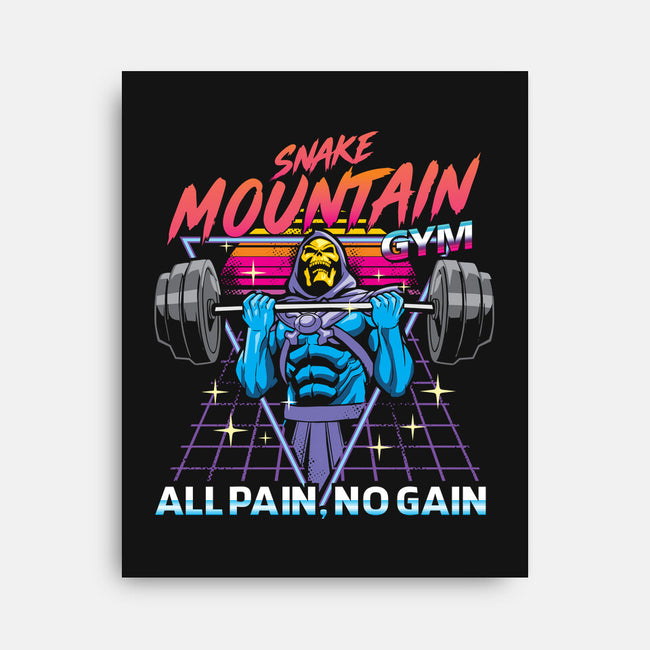 All pain No Gain-None-Stretched-Canvas-arace