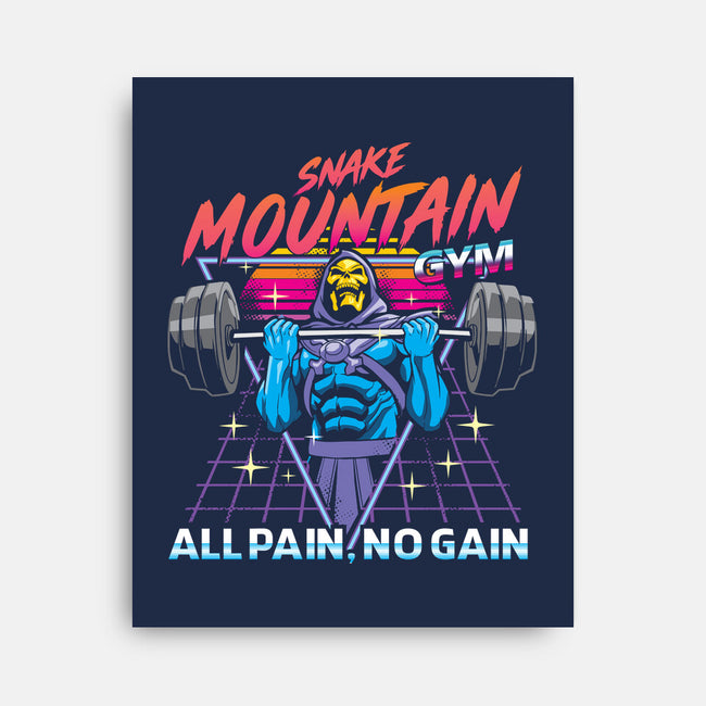 All pain No Gain-None-Stretched-Canvas-arace