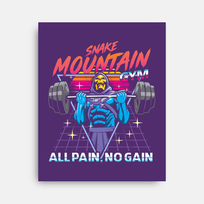 All pain No Gain-None-Stretched-Canvas-arace