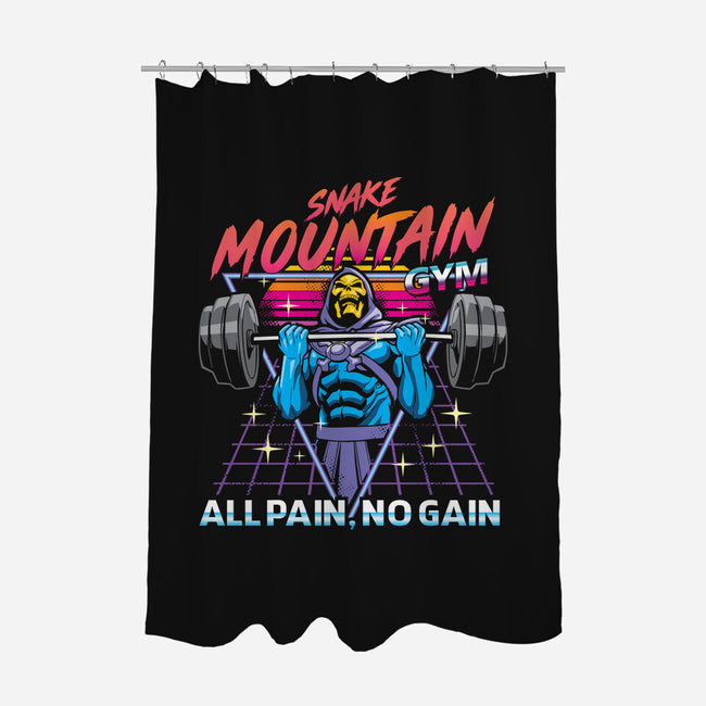 All pain No Gain-None-Polyester-Shower Curtain-arace