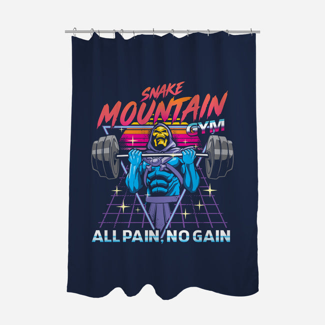 All pain No Gain-None-Polyester-Shower Curtain-arace