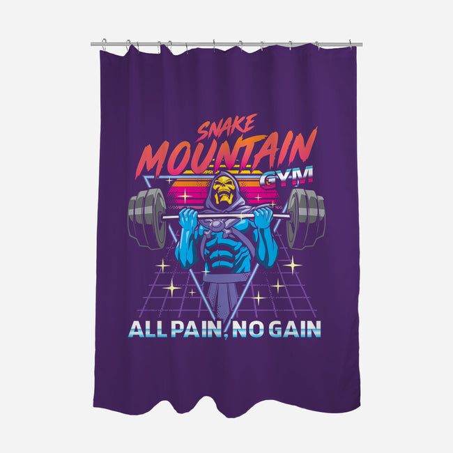 All pain No Gain-None-Polyester-Shower Curtain-arace