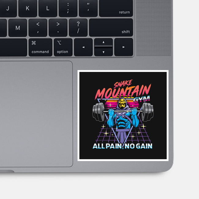 All pain No Gain-None-Glossy-Sticker-arace