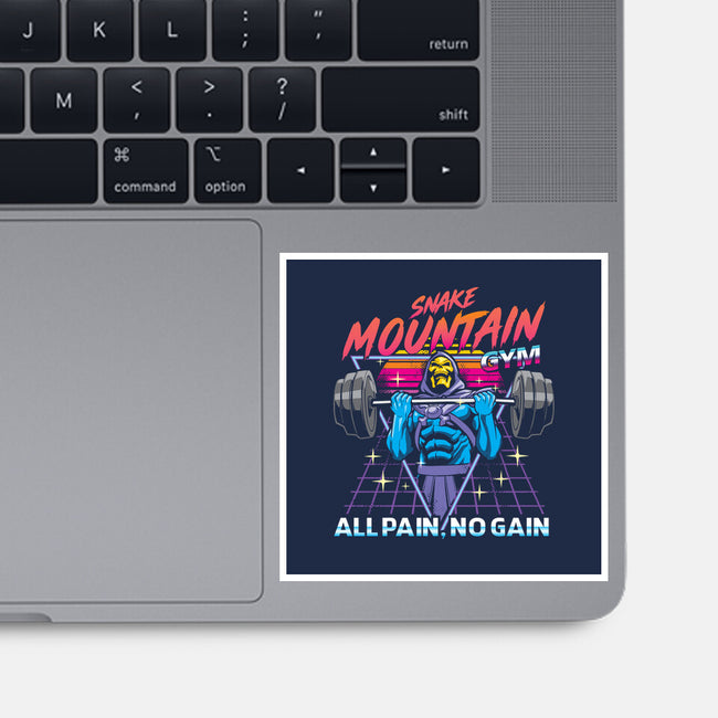 All pain No Gain-None-Glossy-Sticker-arace